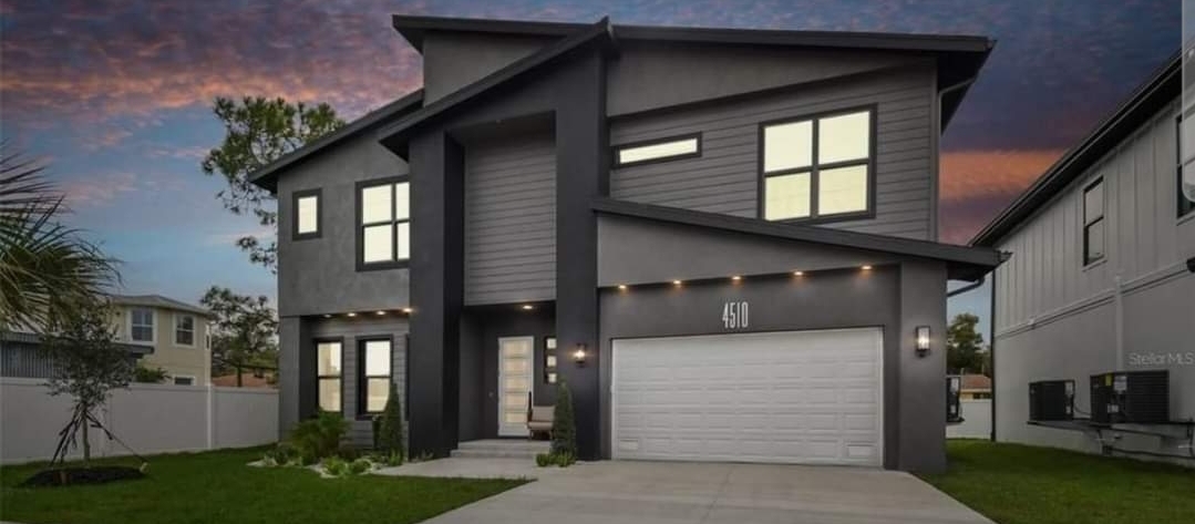 4510 W McCoy St Tampa FL evening view - Graham Group GGC